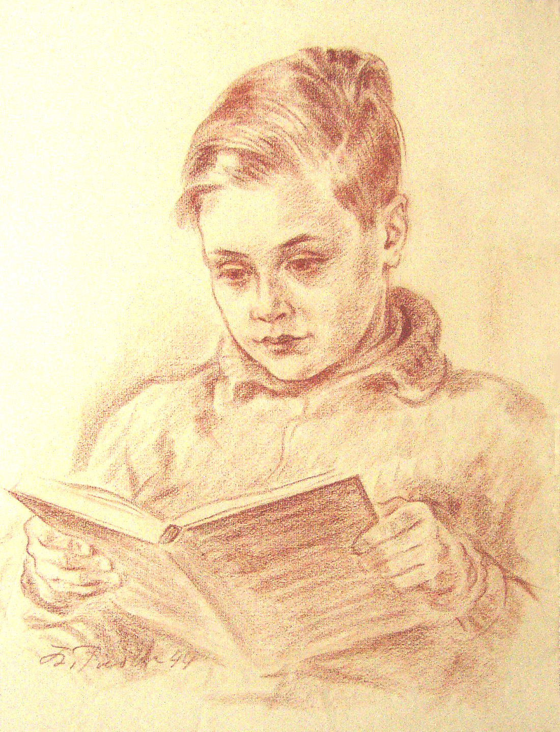 Frank Fiedler von seinem Vater gezeichnet